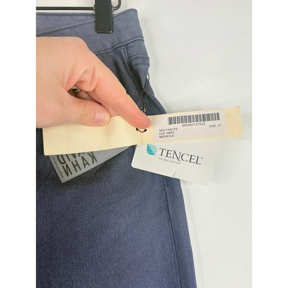 NWT David Kahn Mickayla Skinny Leg Pants Womens Size 27 Blue Jeggings - Picture 9 of 9